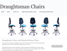 Tablet Screenshot of draughtsmanchair.co.uk
